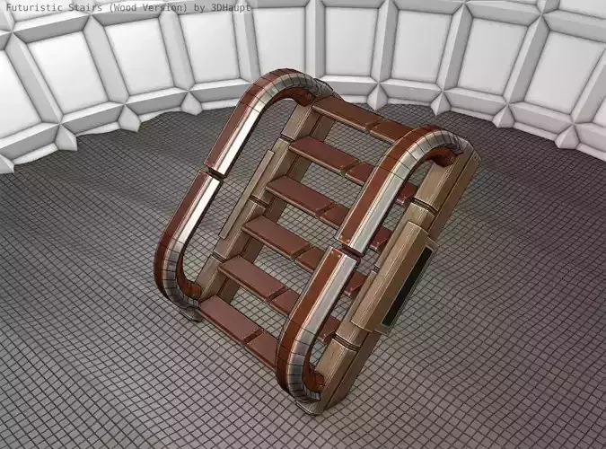 Wood Stairs Construction Element 11 