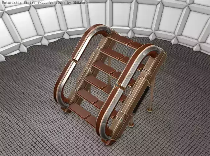 Wood Stairs - Construction Element 12