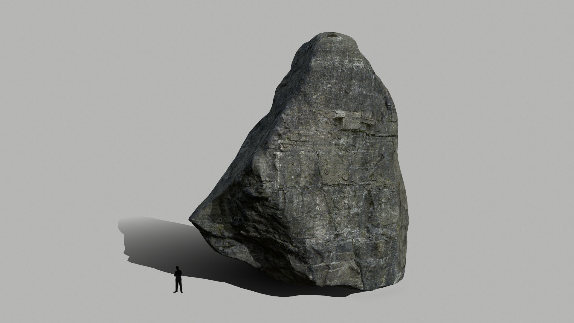 cliff rocks set  Low-poly 3D model_29