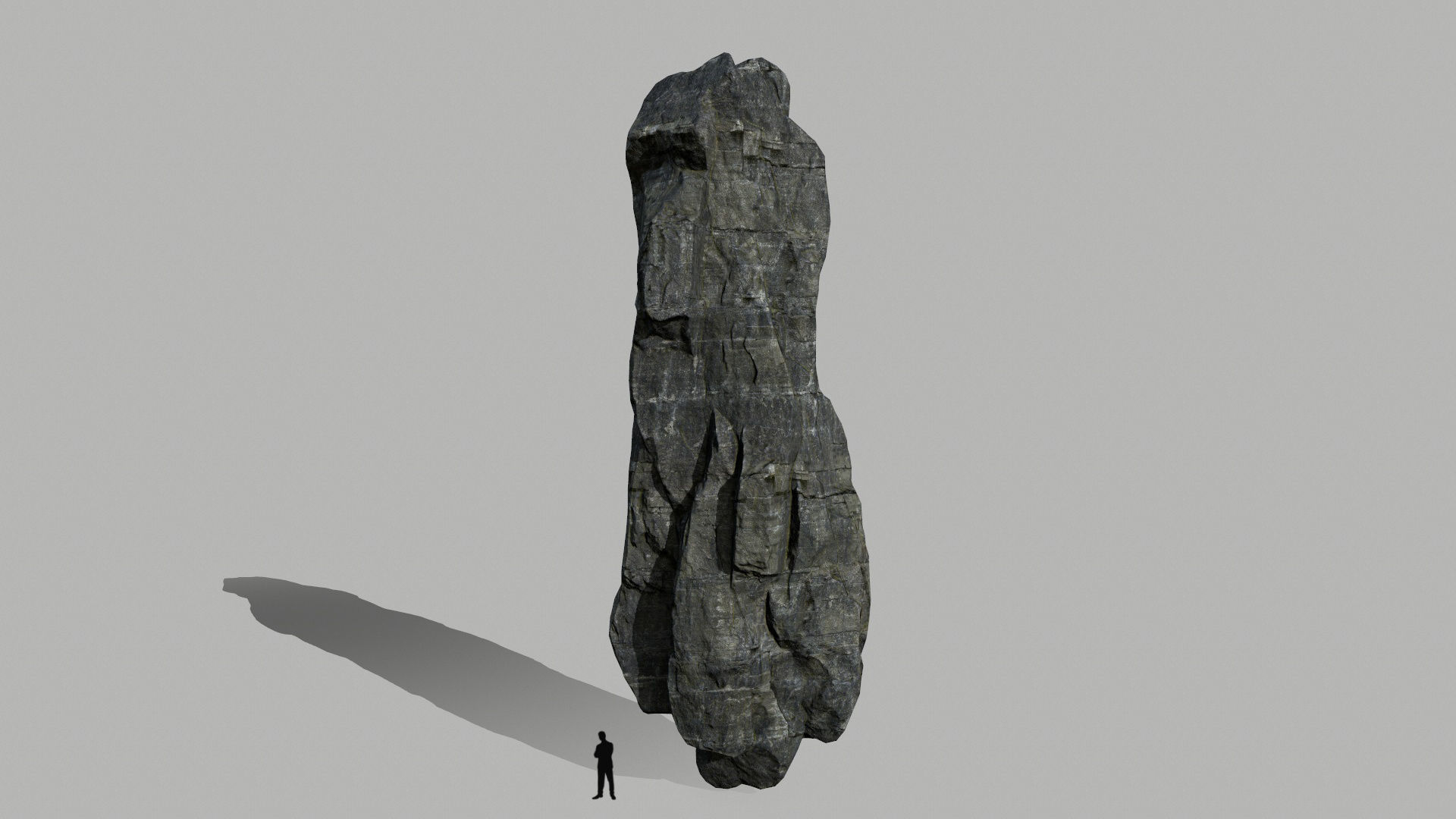 cliff rocks set  Low-poly 3D model_20