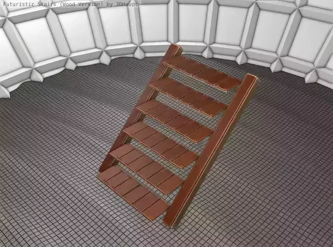 Wood Stairs Construction Element 15 