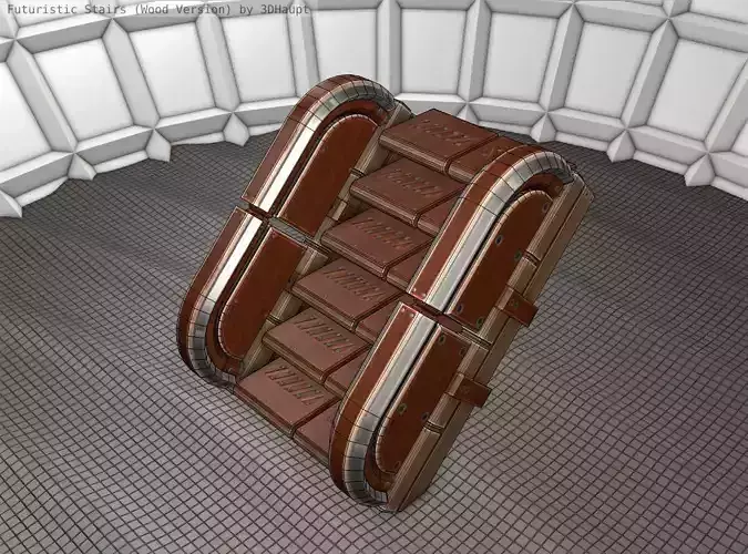 Wood Stairs - Construction Element 31