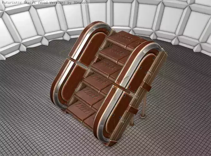 Wood Stairs - Construction Element 32