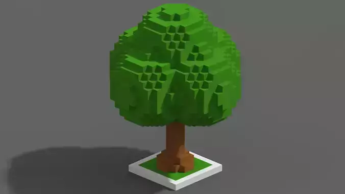 Tree Voxel - 3