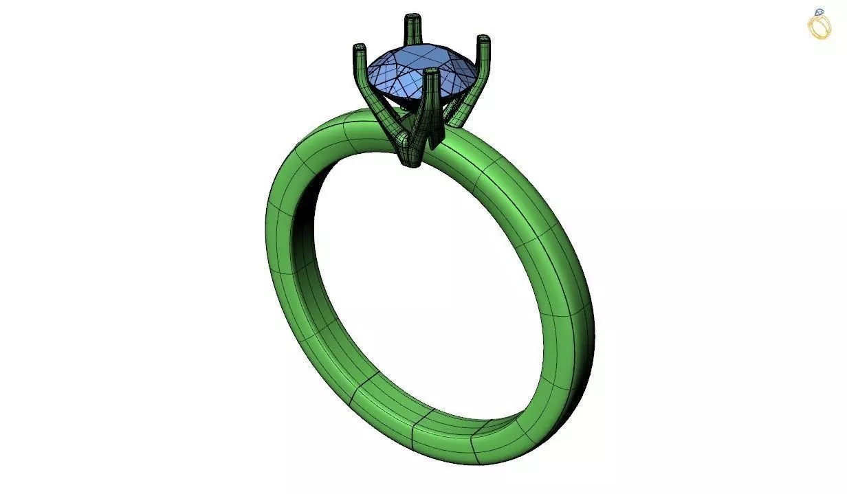 Engagement ring -240 3D print model