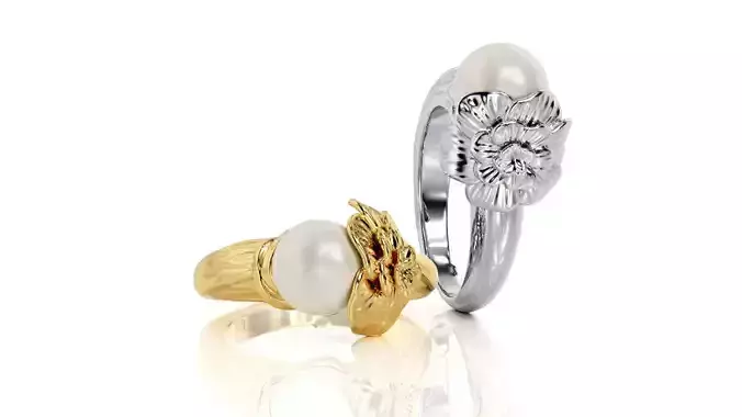Pearl Ring R 0128