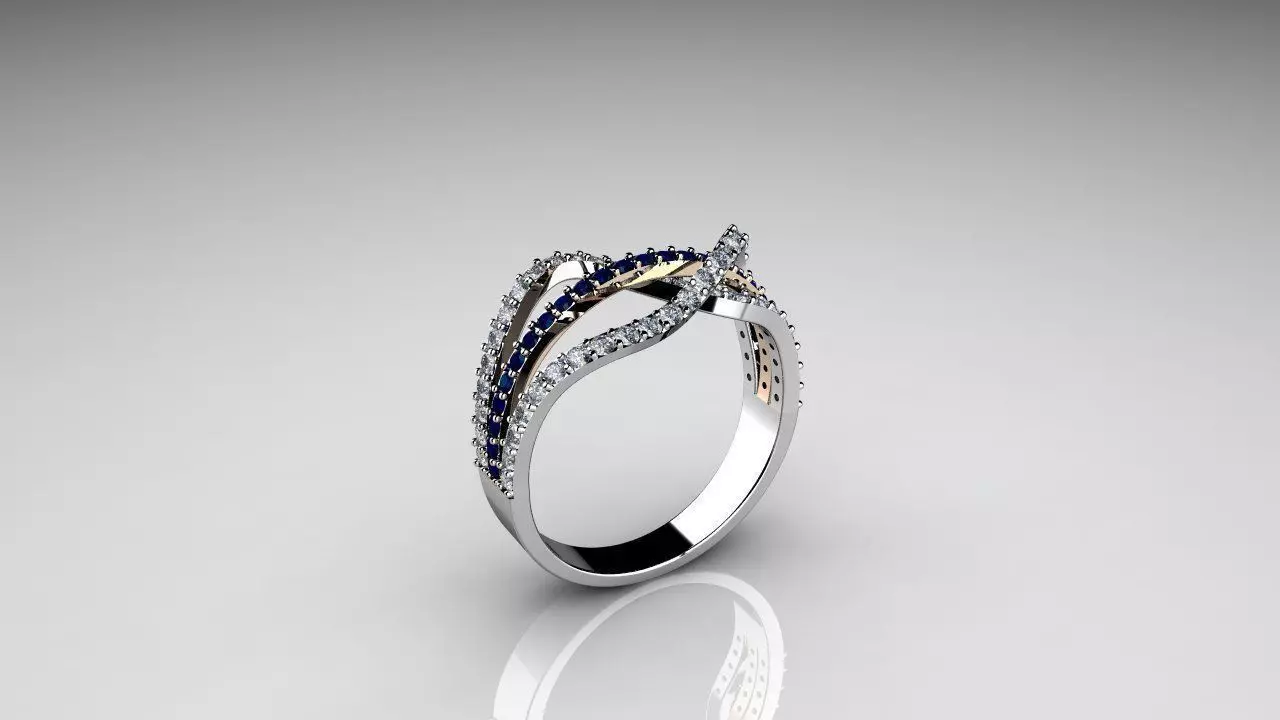 Cross Ring Free 3D print model