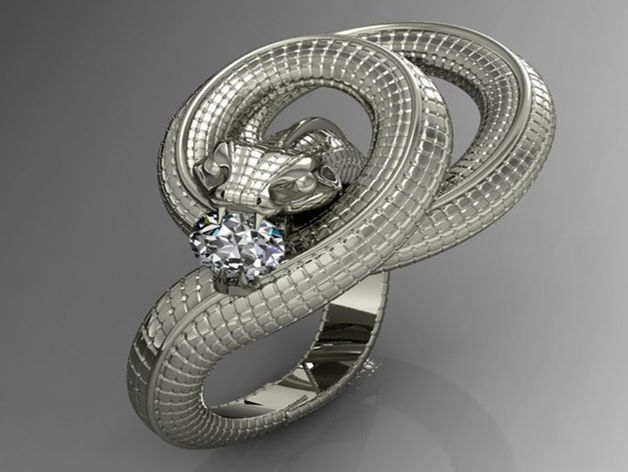 Snake Ring  Free 3D print model