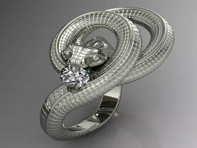 Snake Ring Free 3D print model_0