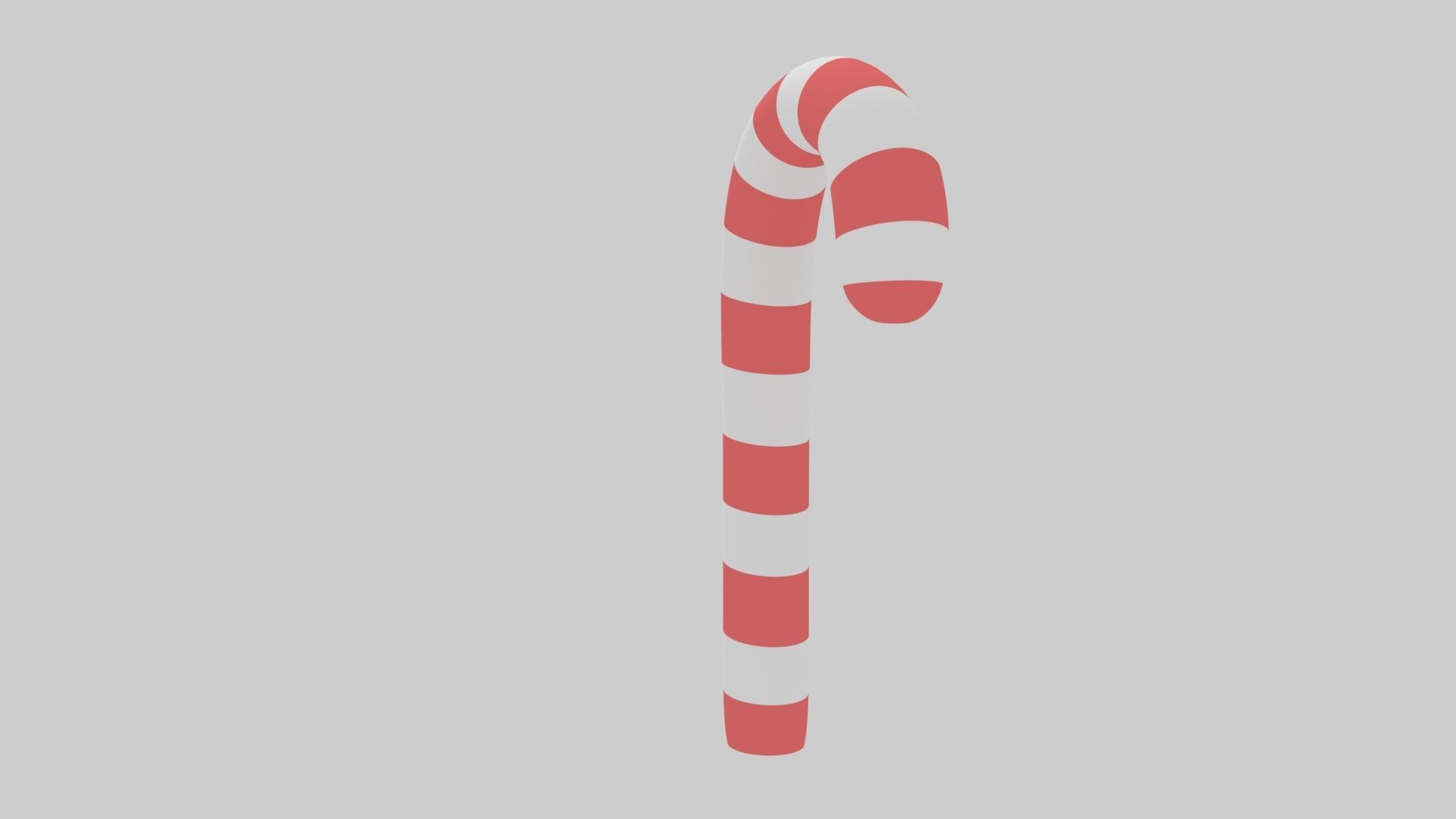 Candy Cane 3D model_1