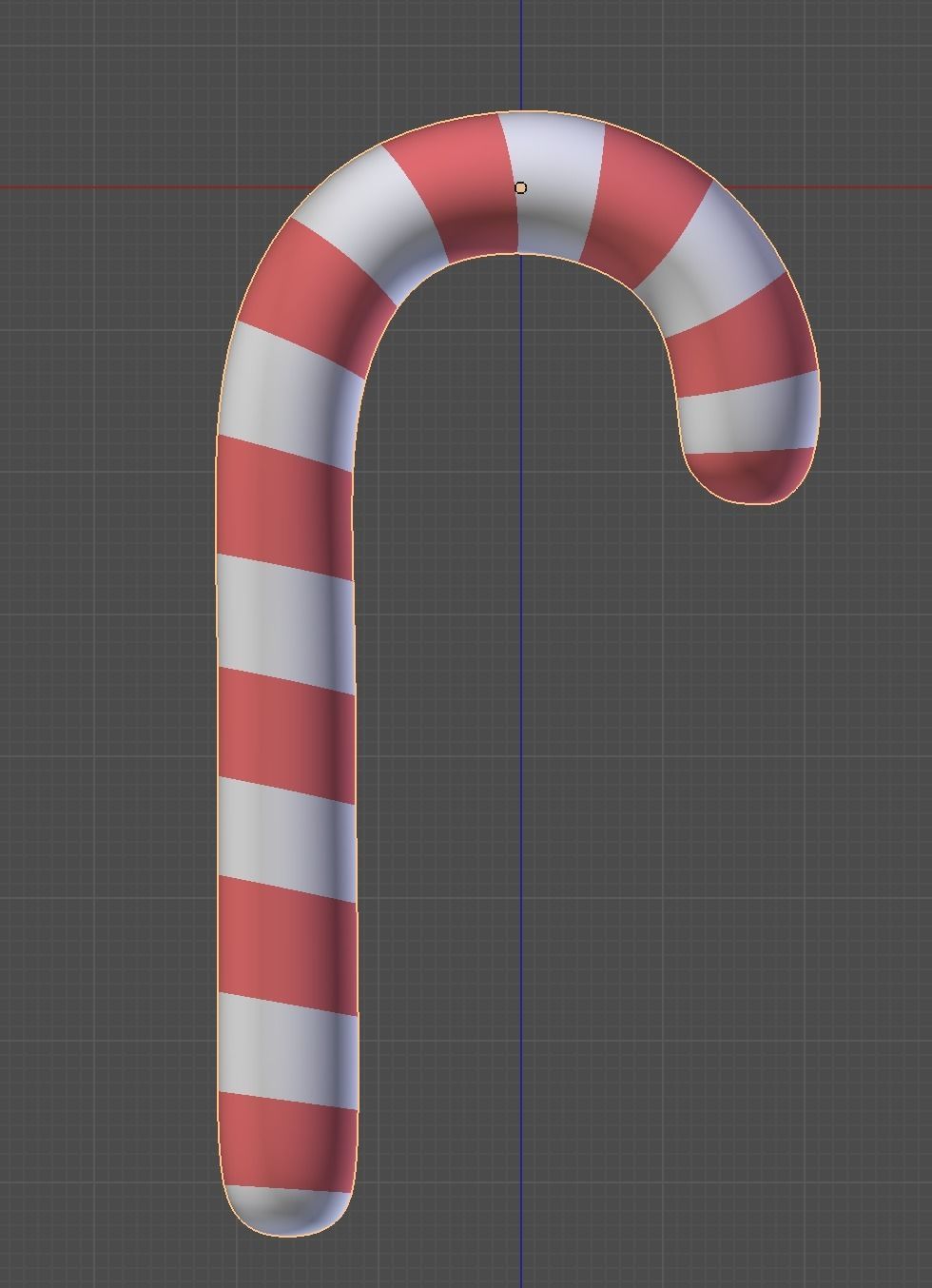Candy Cane 3D model_7