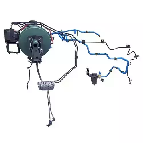 Car Brake System 3D model