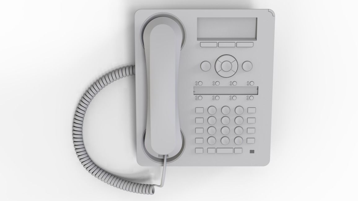 Avaya 1408 Telephone 3D model_6