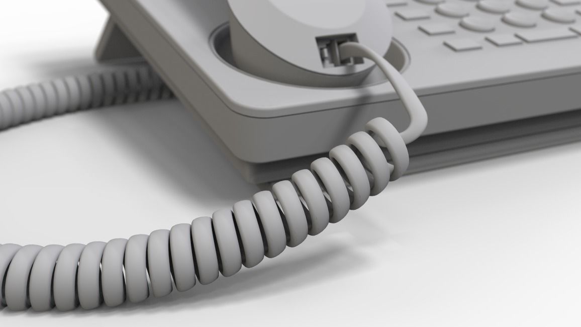 Avaya 1408 Telephone 3D model_5