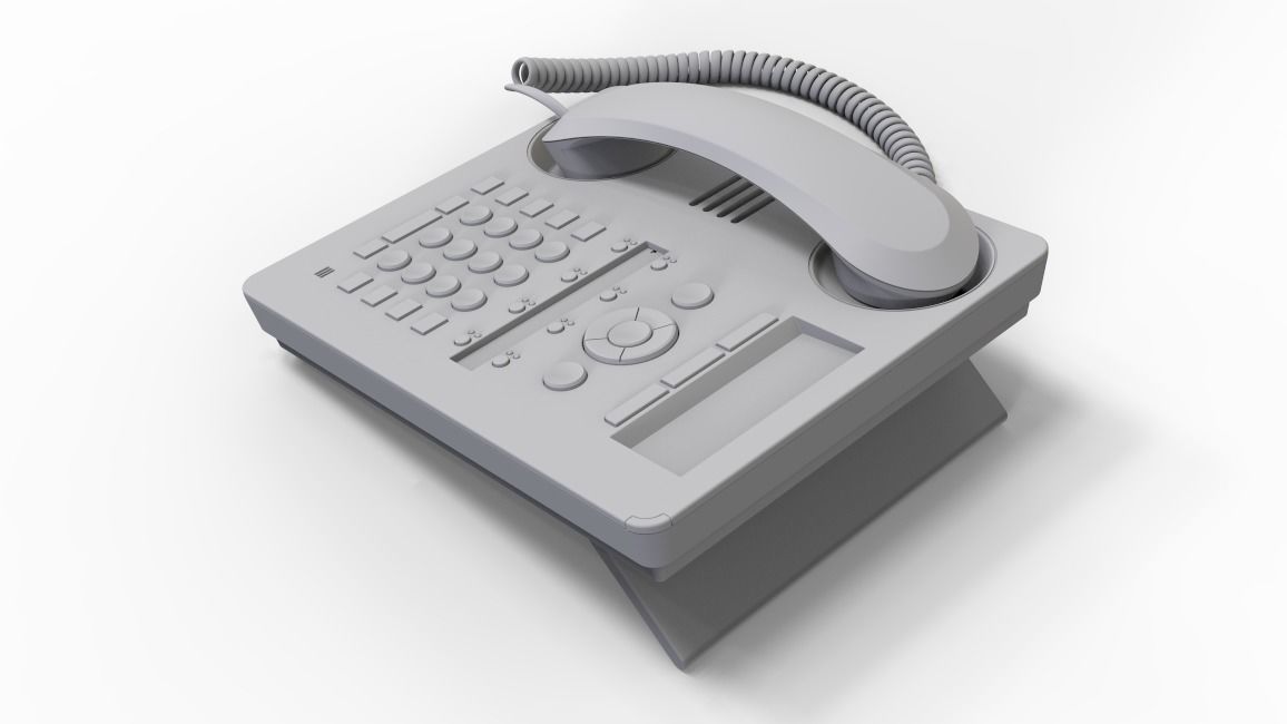Avaya 1408 Telephone 3D model_7