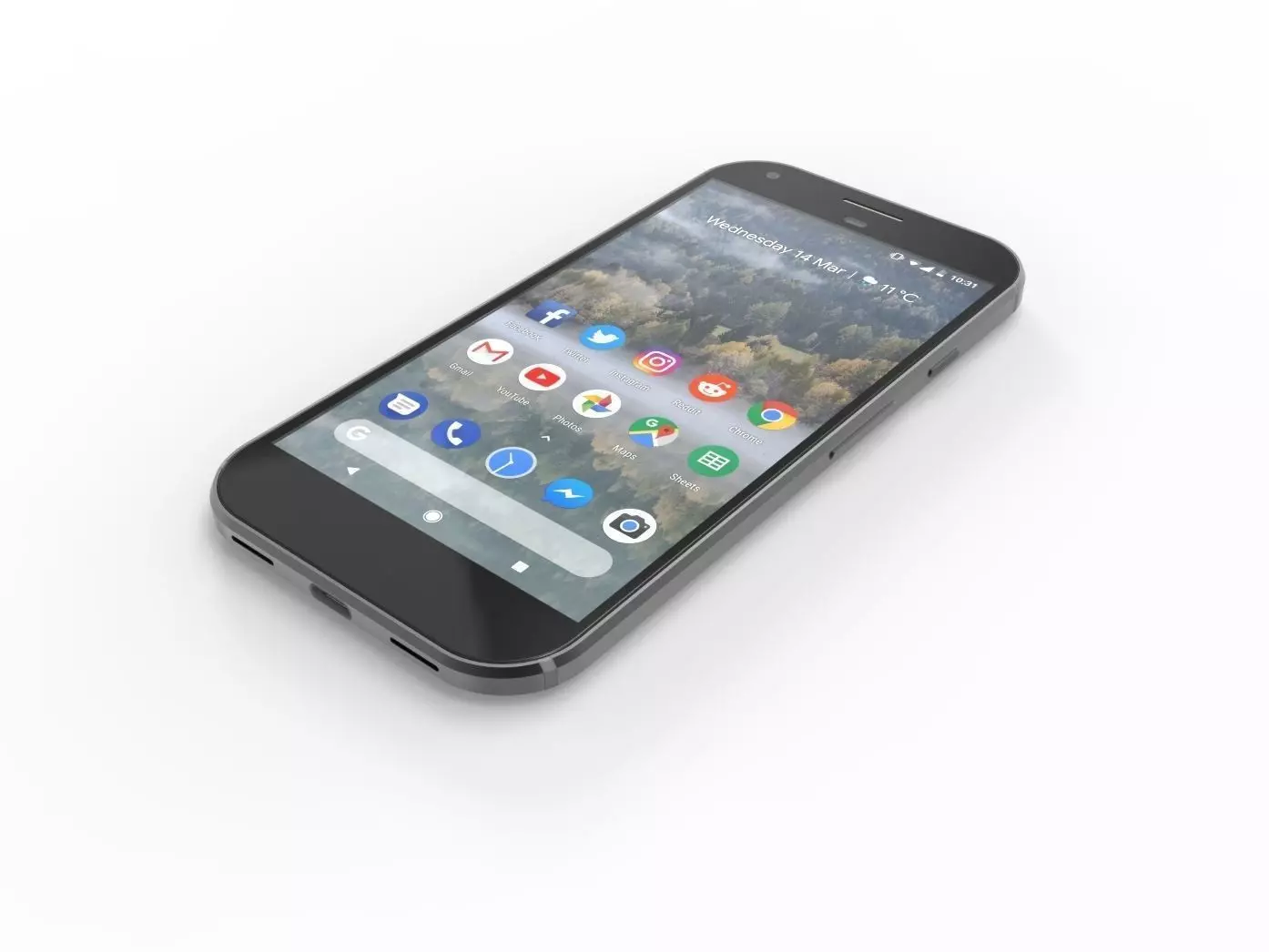 Google Pixel XL 3D model_0