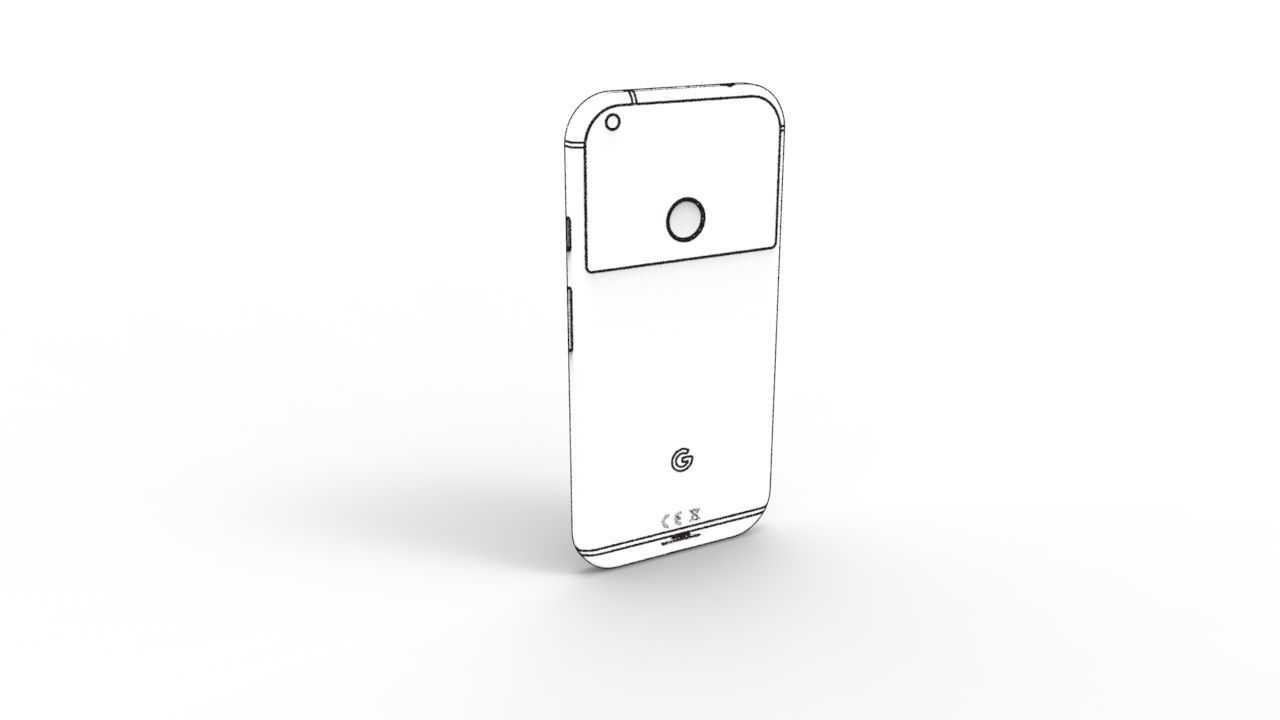 Google Pixel XL 3D model_5