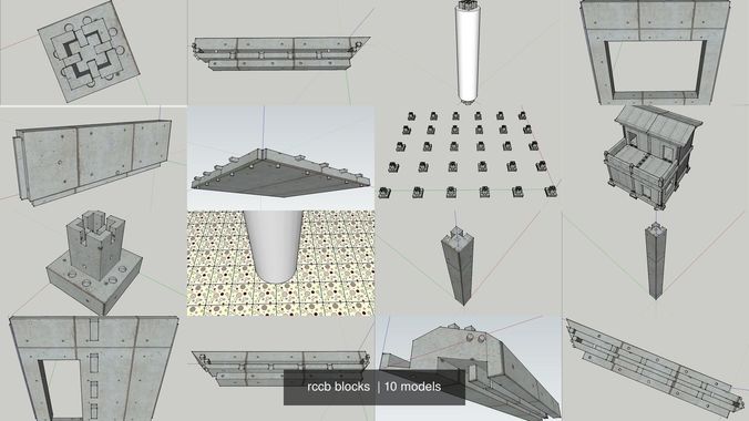 rccb blocks  3D Model Collection