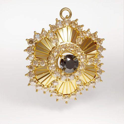 3d printable sun pendant jewelry 3D print model