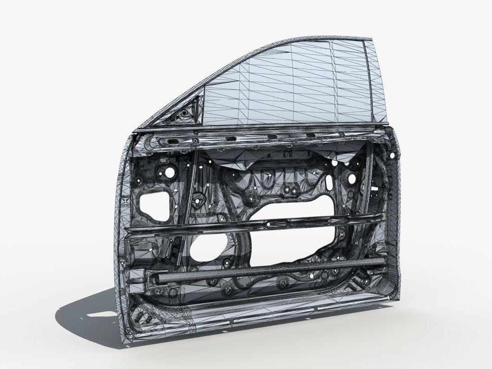  Car Door Structure 01 3D model_7