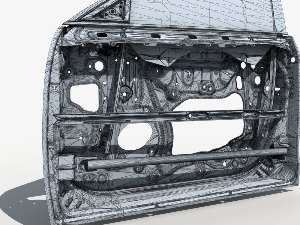  Car Door Structure 01 3D model_8