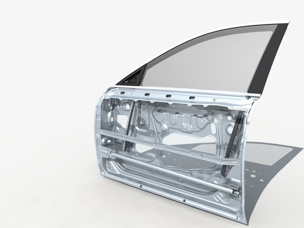  Car Door Structure 01 3D model_2