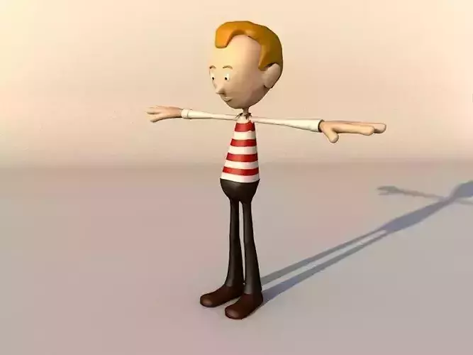 Cartoon Man 3D model
