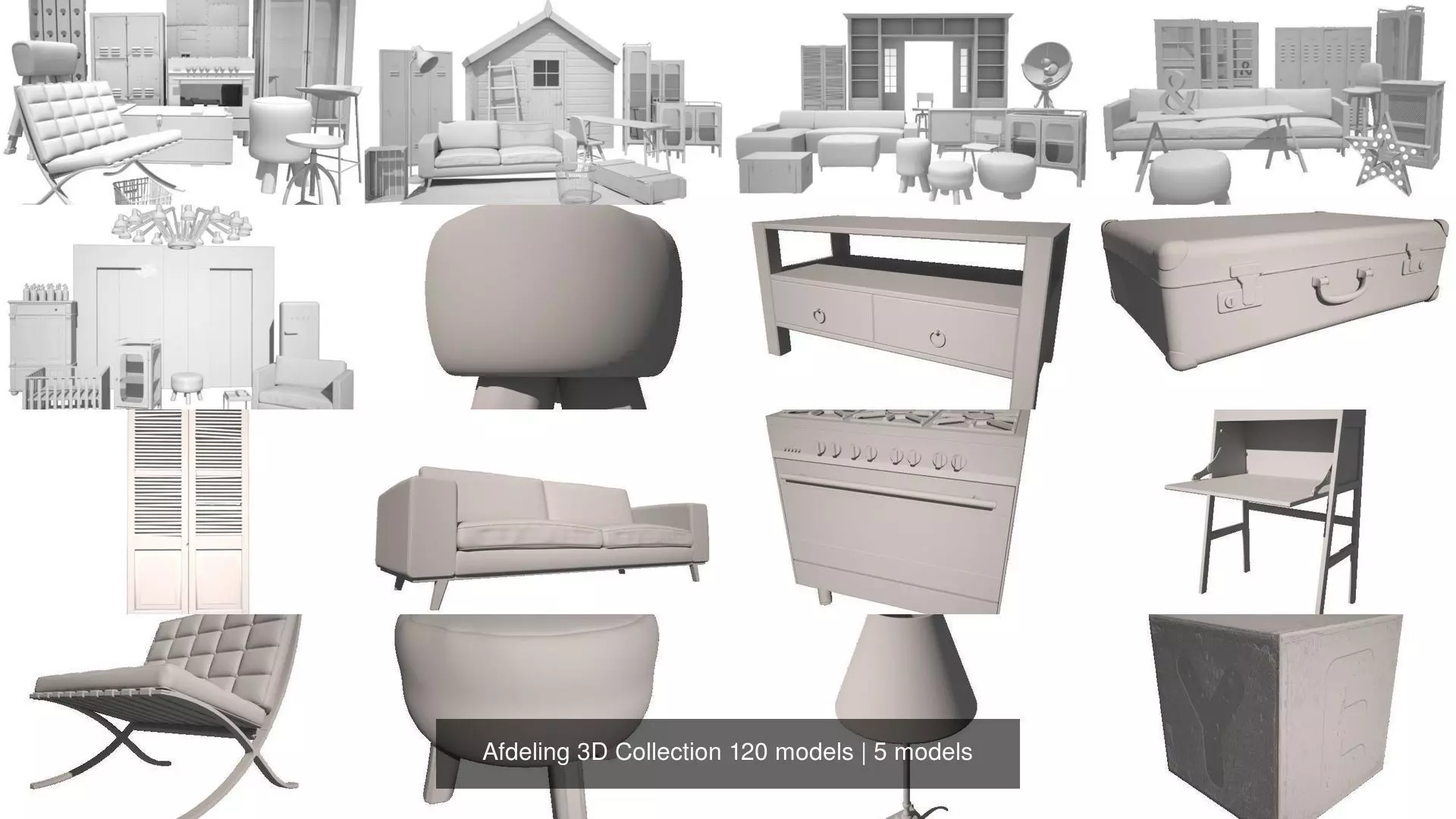 Afdeling 3D Collection 120 models _0