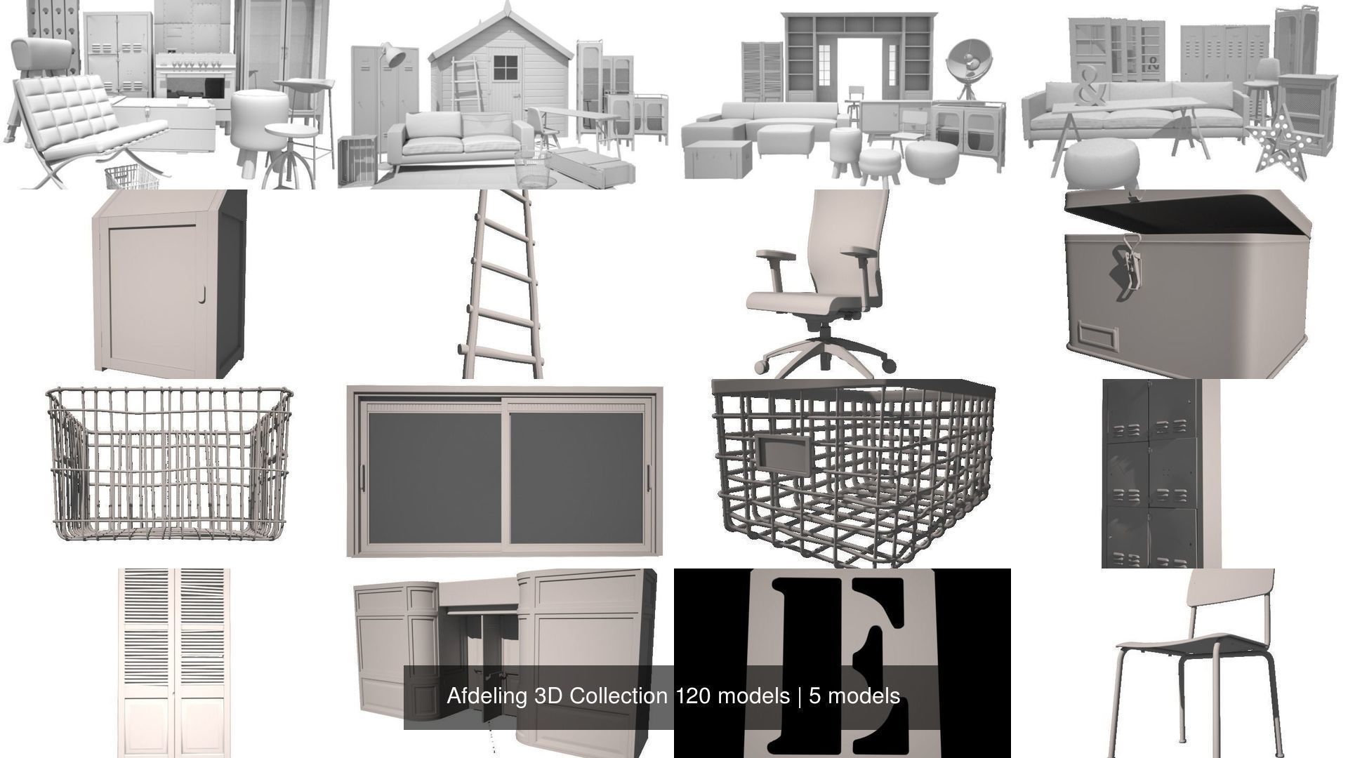 Afdeling 3D Collection 120 models _1