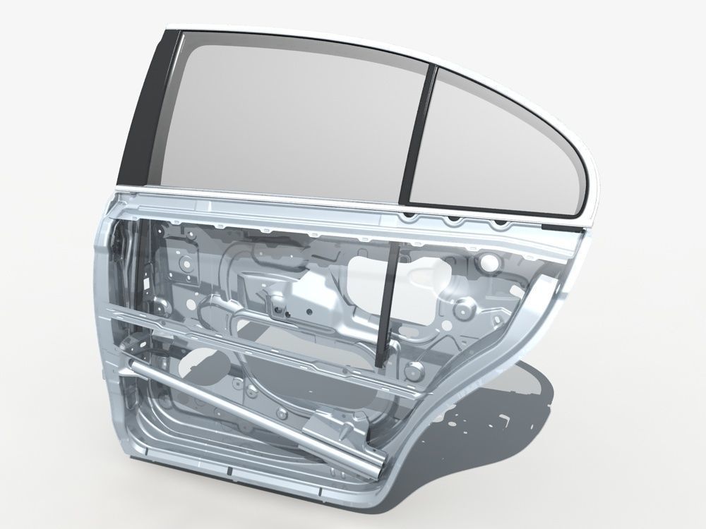 Car Door Structure 02 3D model_2