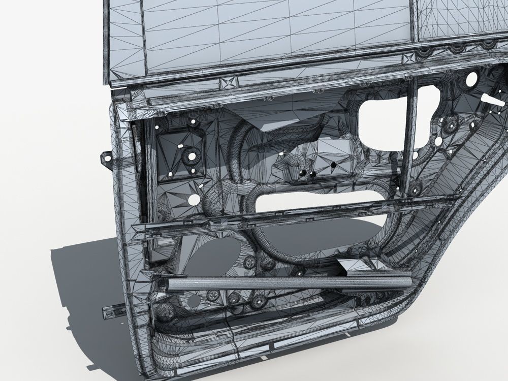 Car Door Structure 02 3D model_8