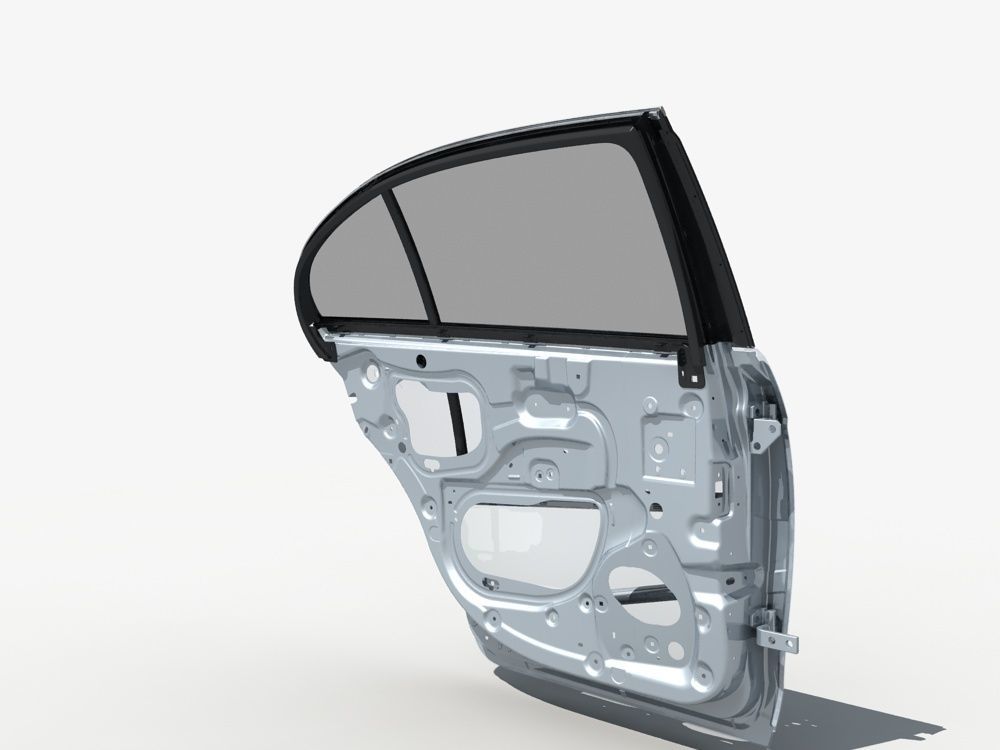 Car Door Structure 02 3D model_4