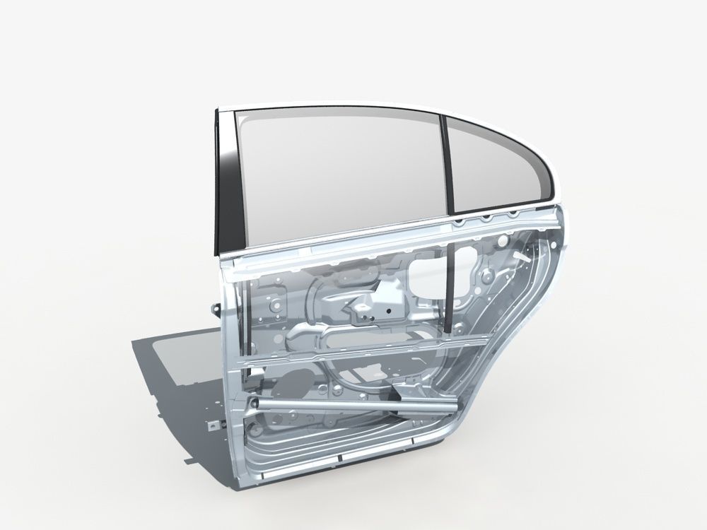 Car Door Structure 02 3D model_1