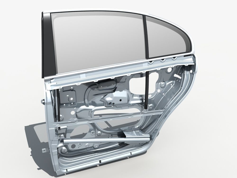 Car Door Structure 02 3D model_6