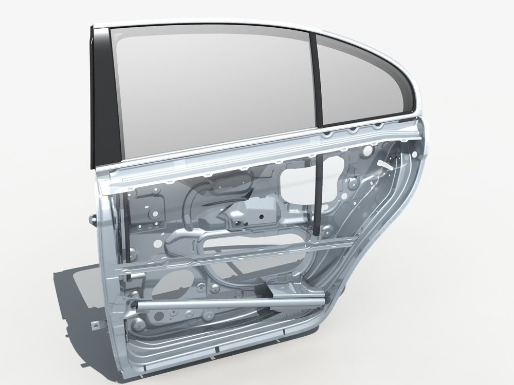 Car Door Structure 02 3D model_5