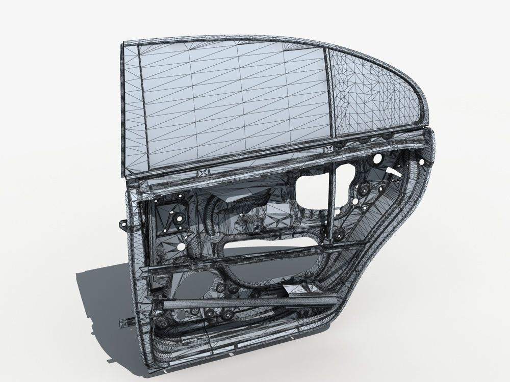 Car Door Structure 02 3D model_10