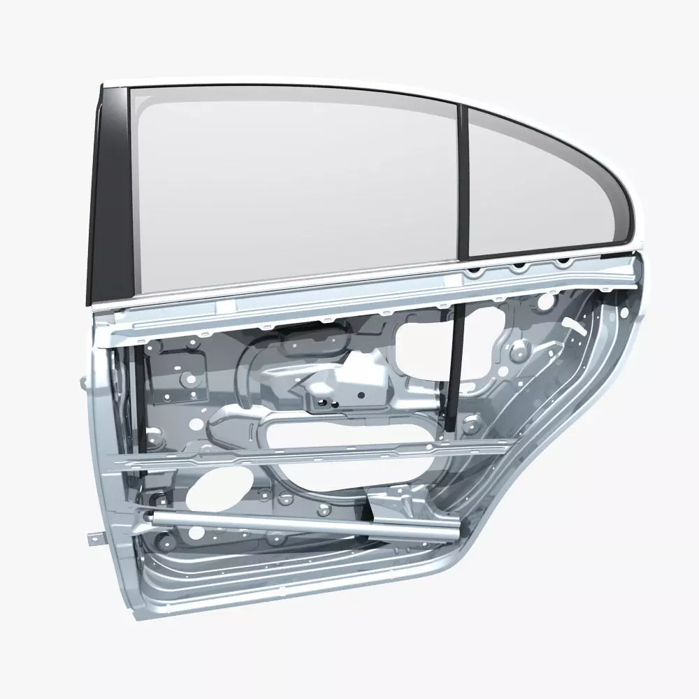 Car Door Structure 02 3D model_0