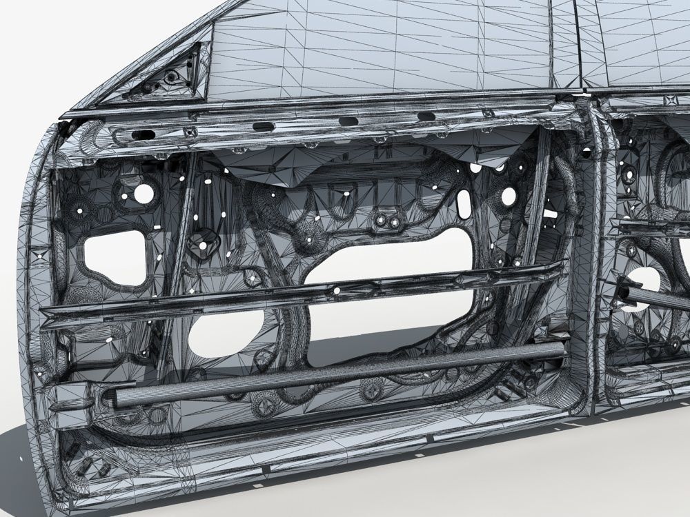 Car Door Structure 03 3D model_13