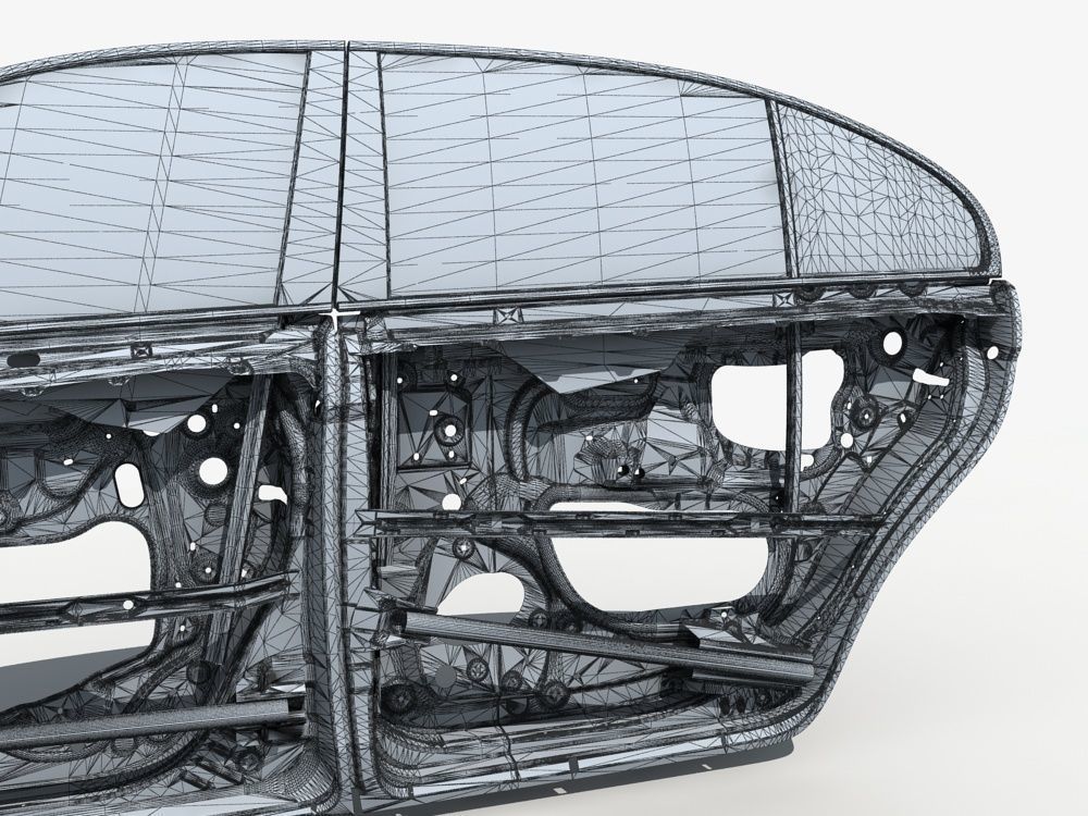 Car Door Structure 03 3D model_14