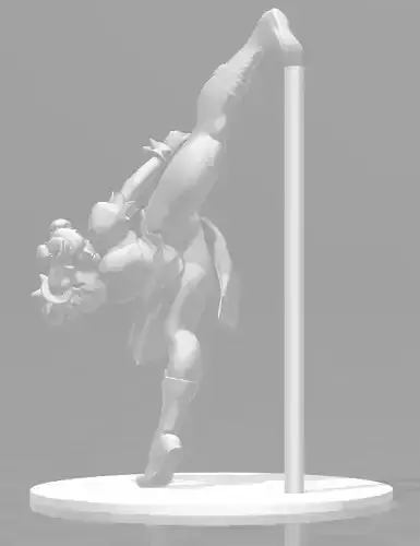 Chun-Li from Street Fighter V - 3D print model