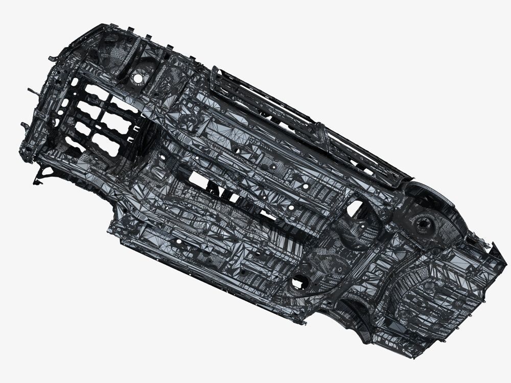 Car Frame 01 3D model_18