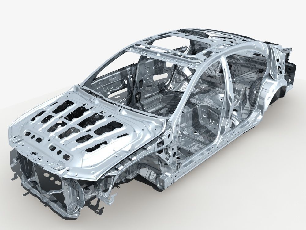 Car Frame 01 3D model_11