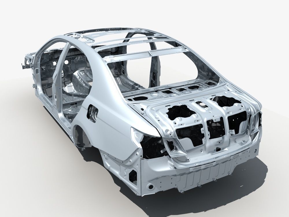 Car Frame 03 3D model_3