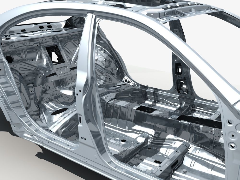Car Frame 03 3D model_10