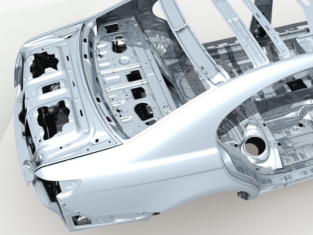 Car Frame 03 3D model_11