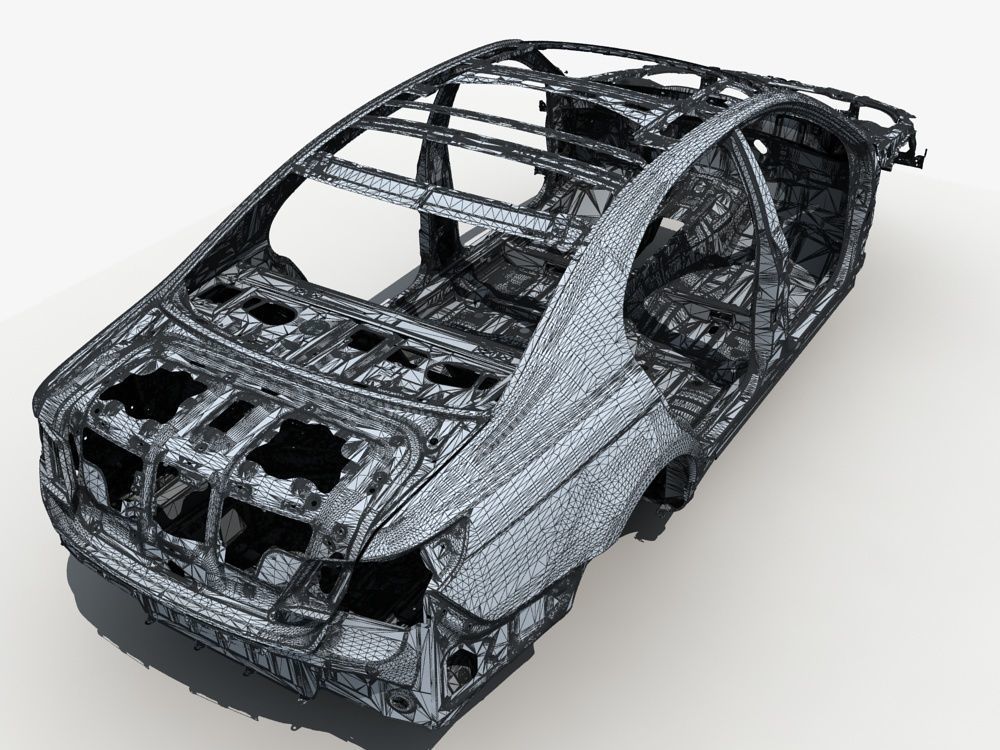 Car Frame 03 3D model_15