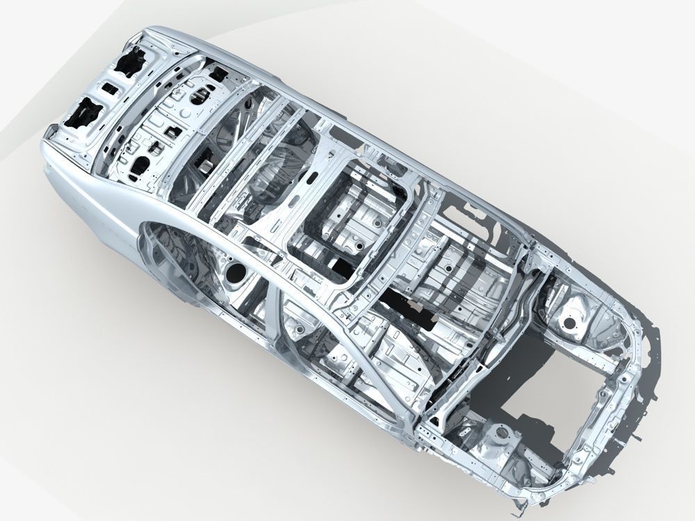 Car Frame 03 3D model_6