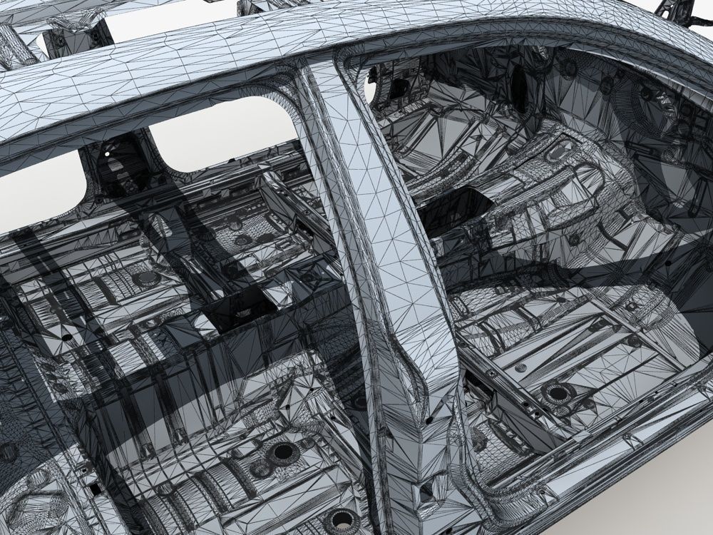 Car Frame 03 3D model_17