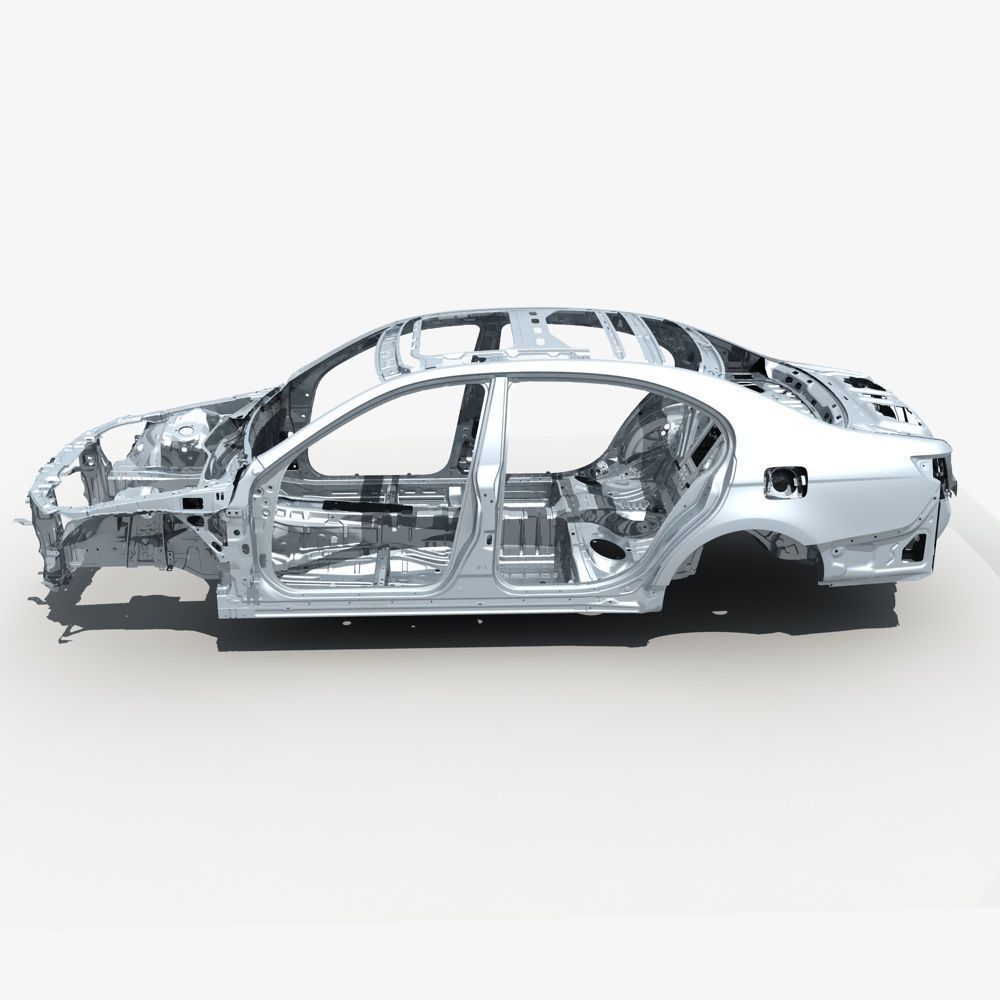 Car Frame 03 3D model_2