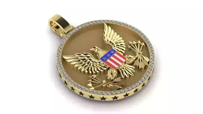 american eagle pendant